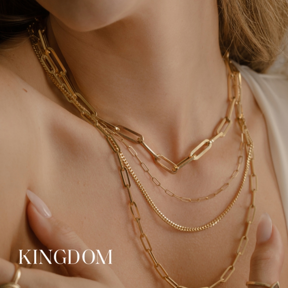 10k Gold Paperclip Chain